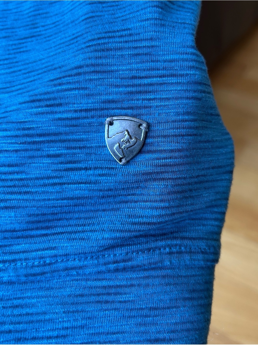 Kuhl Aspira WL Blue Hooded Long-Sleeve Performance Shirt - Picture 6 of 13